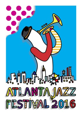 Jazzlanta Poster by artist Yoyo Ferro